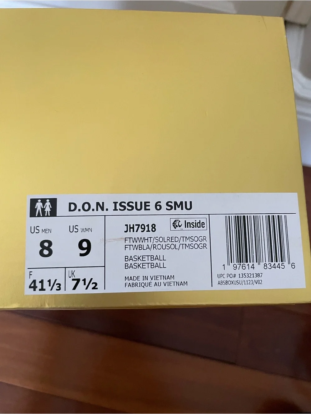 Adidas D.O.N. ISSUE 6 Men size 8 Basketball shoes No returns, thank you